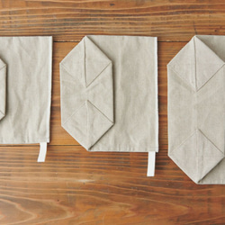 麵包籃（亞麻帆布麵包袋）大號 第9張的照片