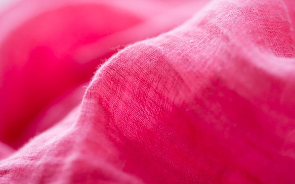 植物染100支亞麻絲巾　海松色 第2張的照片