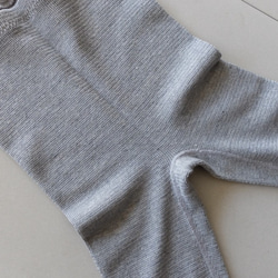 [補貨] 羊毛亞麻針織打底褲（灰色）均碼 第2張的照片