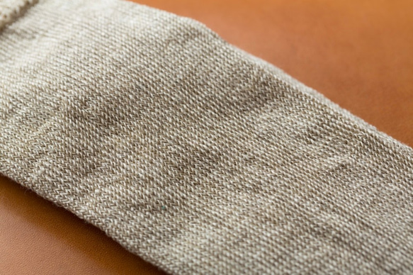 亞麻針織襪（灰色）男用 第2張的照片