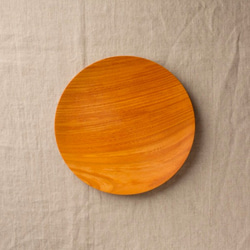 15　欅（けやき）の木の皿　６寸(18cm)　 1枚目の画像
