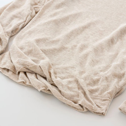 亞麻針織 mens/L 長袖套衫（粉紅色） 第4張的照片