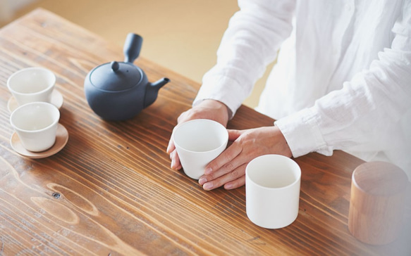 [補貨] 白色裂紋茶杯 第11張的照片