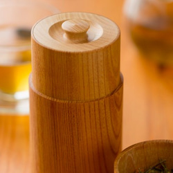 [補貨] 輪磨櫸木茶罐（大） 第3張的照片