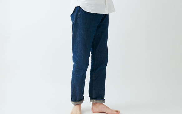 [僅用於皮革] [免費送貨] HANDROOM 5口袋牛仔褲Masa Ai Awa 第5張的照片