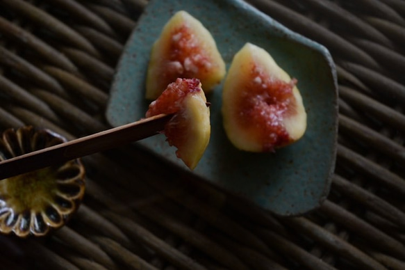 古材煤竹の菓子切｜5本セット 6枚目の画像