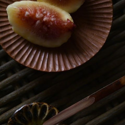 古董燻竹糕點切割器 | 5 件組（盒裝） 第9張的照片
