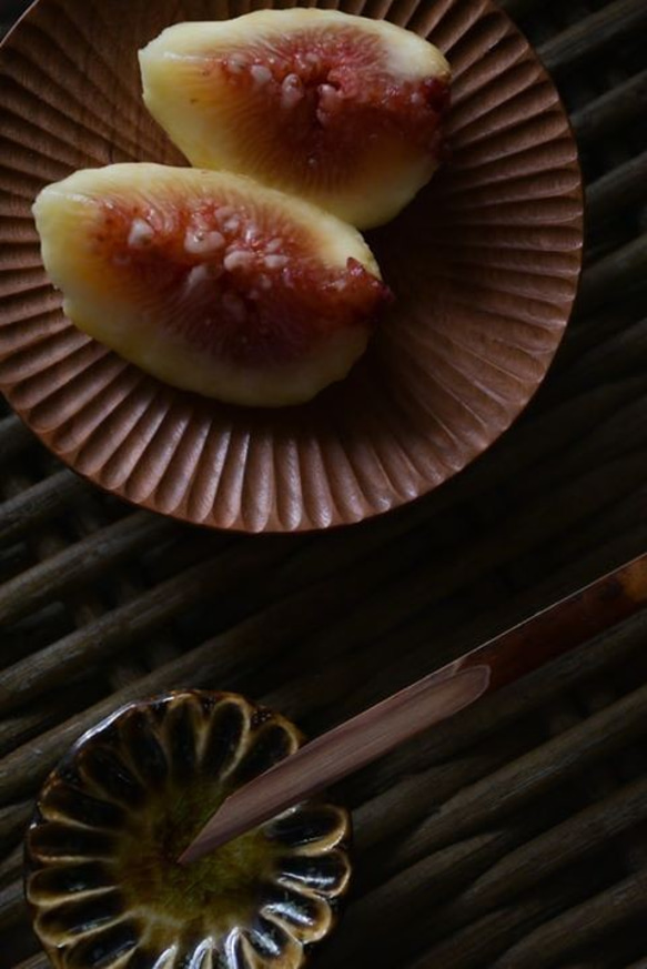 古董燻竹糕點切割器 | 5 件組（盒裝） 第9張的照片