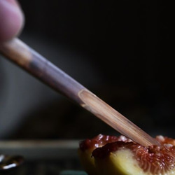 古董燻竹糕點切割器 | 5 件組（盒裝） 第10張的照片