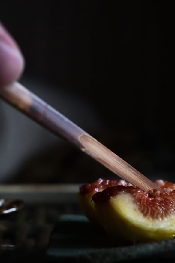 古董燻竹糕點切割器 | 5 件組（盒裝） 第10張的照片