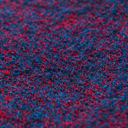 馬海毛針織亞麻攤主藍紅 第2張的照片