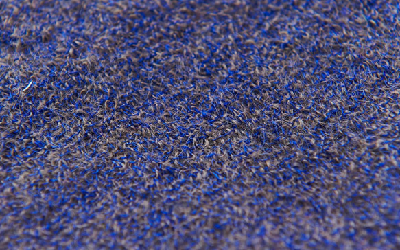 馬海毛針織亞麻攤位藍灰色 第2張的照片