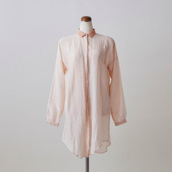 【送料無料】enrica blouse pinkbeige / botanical dye 6枚目の画像