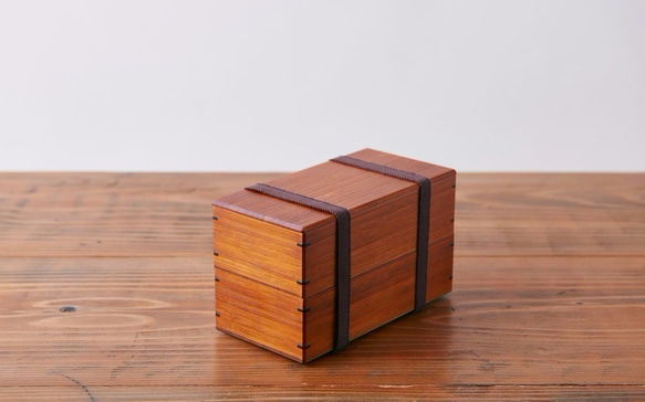 漆小擦竹盒（飯盒）|底槽|竹盒部分（B） 第7張的照片
