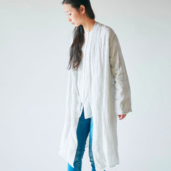 【送料無料】enrica cottonsilk blouse natural 7枚目の画像