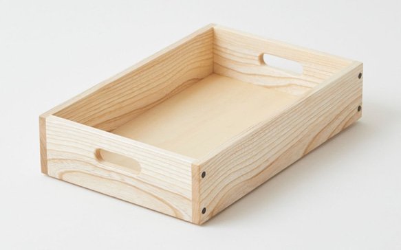 受注製作品】乱れ箱 木のスタッキングボックス No.2（A4サイズ