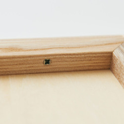 【受注製作品】乱れ箱　木のスタッキングボックス　No.2（A4サイズ） 9枚目の画像