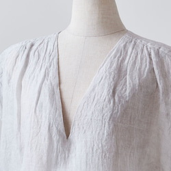 【送料無料】enrica linen nosleeve natural 7枚目の画像