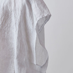 【送料無料】enrica linen nosleeve natural 8枚目の画像