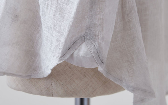 【送料無料】enrica linen nosleeve natural 10枚目の画像