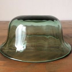 吹きガラスの小鉢（グリーン） 4枚目の画像