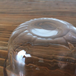 吹きガラスの小鉢（クリア） 4枚目の画像
