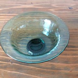 吹製玻璃小碗（綠色） 第4張的照片