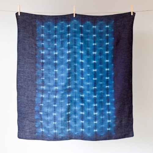 受注製作】本藍染め麻風呂敷（蛍） その他ファッション雑貨 PINT 通販