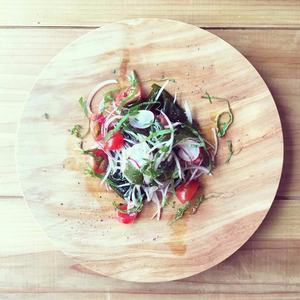 【訂製款】木質車削盤，軟木塞，21厘米 第8張的照片