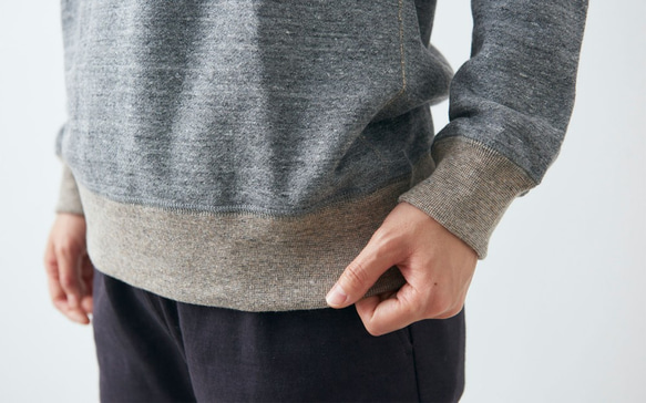 [補貨] yohaku 棕色棉質運動衫 | 炭灰色 | 男女皆宜 4 種尺寸 第5張的照片