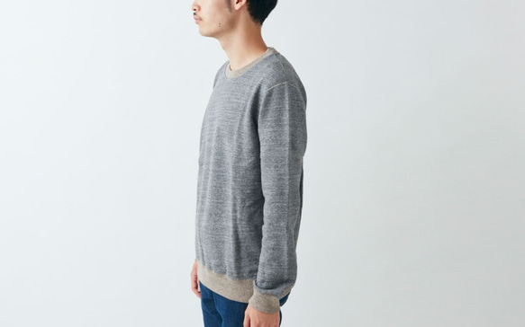 [補貨] yohaku 棕色棉質運動衫 | 炭灰色 | 男女皆宜 4 種尺寸 第8張的照片