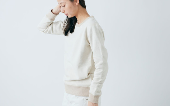 [所有尺寸均有貨] yohaku 棕色棉質運動衫 | Kinari | 男女皆宜 4 種尺寸 第2張的照片