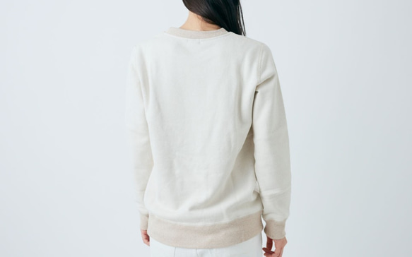 [所有尺寸均有貨] yohaku 棕色棉質運動衫 | Kinari | 男女皆宜 4 種尺寸 第3張的照片