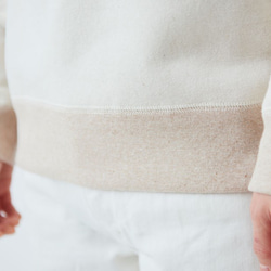 [所有尺寸均有貨] yohaku 棕色棉質運動衫 | Kinari | 男女皆宜 4 種尺寸 第6張的照片