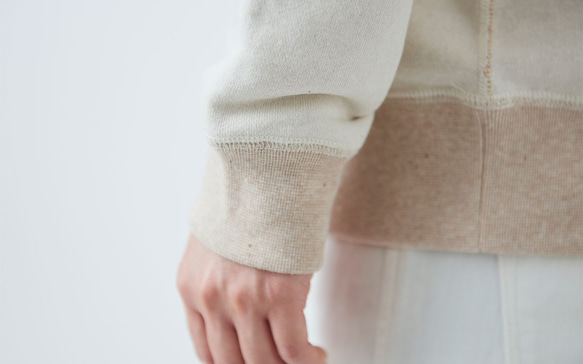 [所有尺寸均有貨] yohaku 棕色棉質運動衫 | Kinari | 男女皆宜 4 種尺寸 第7張的照片