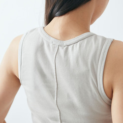 [補貨] yohaku 5針背心 | 淺灰色 | 女款均碼 第3張的照片