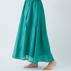 【送料無料】enrica cottonsilk skirt elderberrypink / botanical dye 3枚目の画像