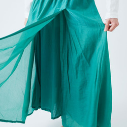 【送料無料】enrica cottonsilk skirt elderberrypink / botanical dye 8枚目の画像