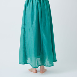 【送料無料】enrica cottonsilk skirt elderberrypink / botanical dye 9枚目の画像