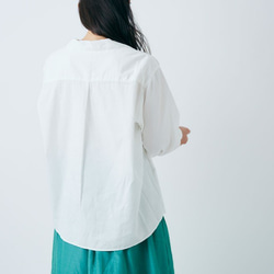 [SALE] enrica×Kagure×PINT棉質襯衫（EarthGray） 第7張的照片