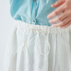 【送料無料】enrica cottonsilk skirt natural / size 38 5枚目の画像