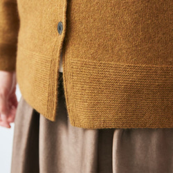 enrica cashmere&wool cardigan / mocha 6枚目の画像