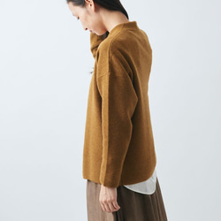 enrica cashmere&wool cardigan / mocha 7枚目の画像