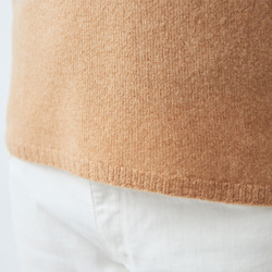 【送料無料】enrica cashmere knit / camel 6枚目の画像