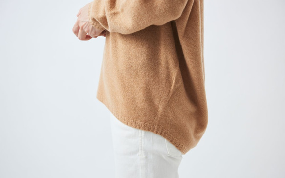 【送料無料】enrica cashmere knit / camel 7枚目の画像