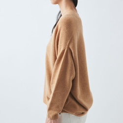 【送料無料】enrica cashmere knit / camel 8枚目の画像