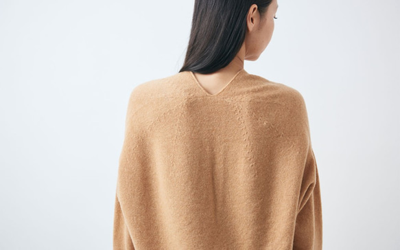 【送料無料】enrica cashmere knit / camel 9枚目の画像
