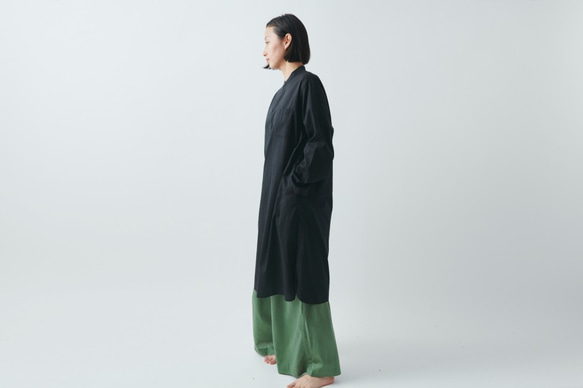 HANDROOM女士Kuruta襯衫（黑色）[M尺寸] 第2張的照片