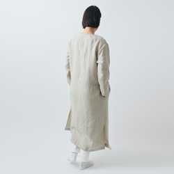 [接單後生產] 亞麻外罩大衣（女款均碼） 第5張的照片