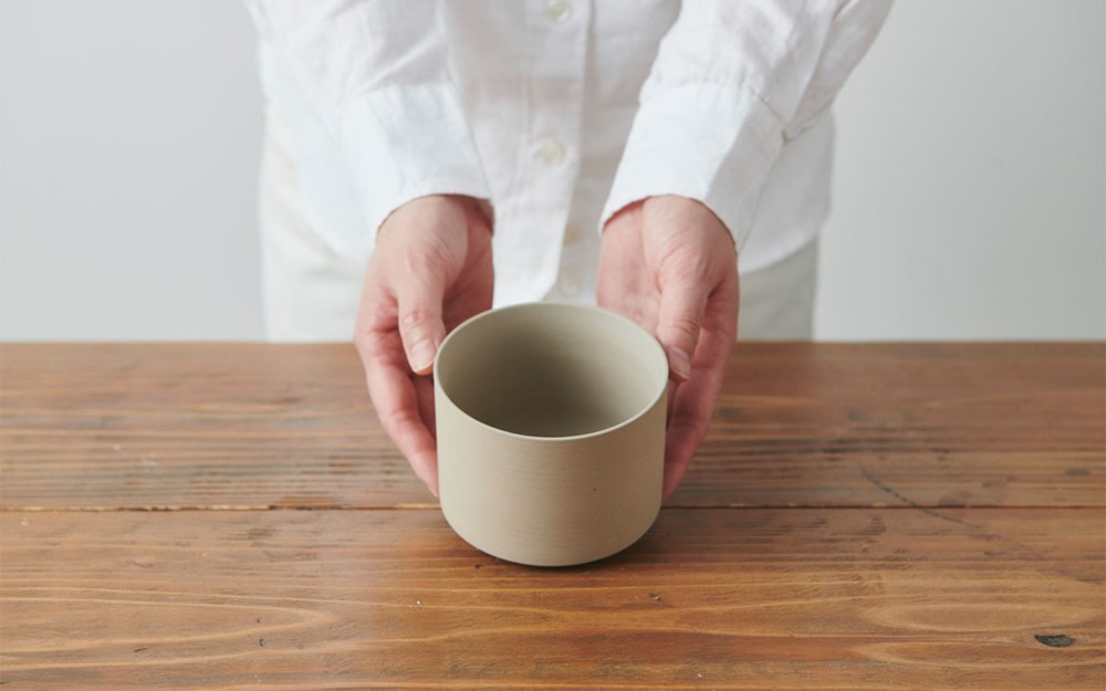 切立碗　白練　焼締め